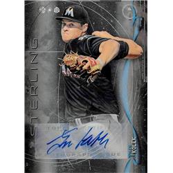 688874 Tyler Kolek Autographed Miami Marlins 2014 Bowman Sterling No.BSPATK Baseball Card