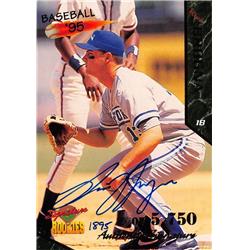 688885 Rico Brogna Autographed New York Mets 1995 Signature Rookies No.10 Baseball Card