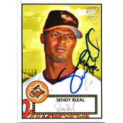 689028 Sendy Rleal Autographed Baltimore Orioles, JZ 2016 Topps 52 Rookie No.125 Baseball Card -  Autograph Warehouse