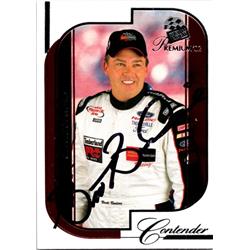 689235 Brett Bodine Autographed Auto Racing, NASCAR & SC 2002 Press Pass Premium No.R2 Trading Card