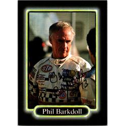 689301 Phil Barkdoll Autographed Auto Racing, NASCAR & SC 1990 Maxx No.73 Trading Card