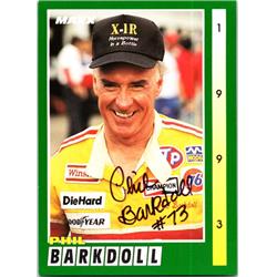 689307 Phil Barkdoll Autographed Auto Racing, NASCAR & SC 1993 Maxx No.73 Trading Card