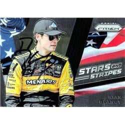 689327 Ryan Blaney Autographed NASCAR Driver, Auto Racing & SC 2018 Panini Prizm Stars & Stripes No.SS7 Trading Card