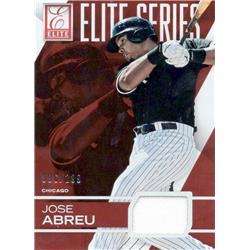 676027 Jose Abreu Player Worn Jersey Patch Chicago White Sox 2015 Panini Elite Series No.1 LE 96-299 Baseball Card