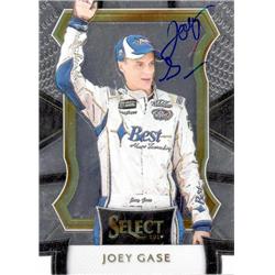 676154 Joey Gase Autographed NASCAR, Auto Racing & SC 2017 Panini Select No.68 Trading Card