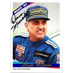 676203 Dave Marcis Autographed Auto Racing, NASCAR & SC 1994 Maxx No.71 Trading Card