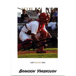 676602 Brandon Yarbrough Autographed Johnson City Cardinals 2004 Just Minors Rookie No.88 Baseball Card