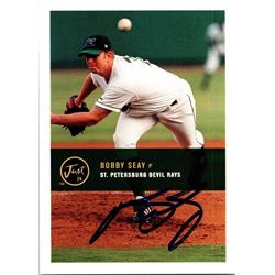 676607 Bobby Seay Autographed St. Petersburg Devils Rays 2000 Just Minors Rookie No.188 Baseball Card