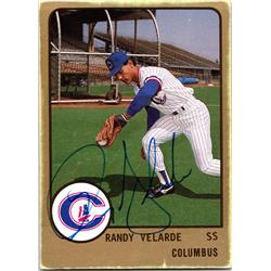 676729 Randy Velarde Autographed Columbus Clippers 1988 Procards No.324 Baseball Card