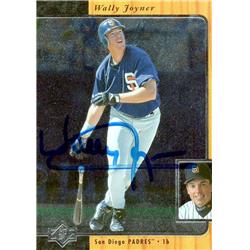 676985 Wally Joyner Autographed San Diego Padres 1996 Upper Deck No.161 Baseball Card