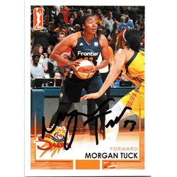 677185 Morgan Tuck Autographed Connecticut Sun 2017 Wnba Enterprises No.23 Basketball Card