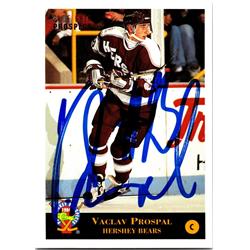677366 Vaclav Prospal Autographed Hershey Bears 1994 Classic Prospects No.174 Hockey Card