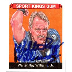665292 Walter Ray Williams Autographed Bowling Hall of Fame 2018 Sage Sport Kings No.3 Mini Trading Card