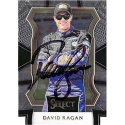676169 David Ragan Autographed NASCAR, Auto Racing & SC 2017 Panini Select No.13 Trading Card
