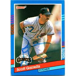 676402 Scott Garrelts Autographed San Francisco Giants, SC 1991 Donruss No.311 Baseball Card