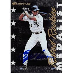 676518 Mike Cameron Autographed Chicago White Sox 1997 Donruss Rated Rookies Medalist No.6 Baseball Card