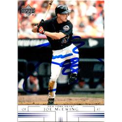 725330 Joe Mcewing Autographed New York Mets 2002 Upper Deck No.396 Baseball Card