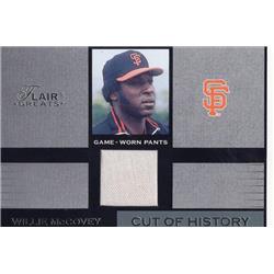 725469 Willie Mccovey Player Worn Pants Patch San Francisco Giants 2003 Fleer Flair Greats No.WM Baseball Card