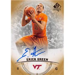 725680 Erick Green Autographed Virginia Tech Hokies 2013 Upper Deck SP No.39 Basketball Card
