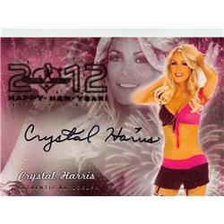 725741 Crystal Harris Autographed Model, Hugh Hefner 3rd Wife 2012 Benchwarmers No.CH1 Trading Card