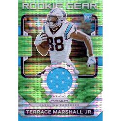 Terrace Marshall Jr. Carolina Panthers Autographed 2021 Panini