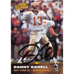 654572 Danny Kanell Autographed New York Giants Drafted FSU Seminoles 1996 Score Board Rookie No.51 Poor Condition Football Card -  Autograph Warehouse
