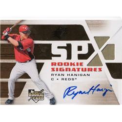 664973 Ryan Hanigan Autographed Cincinnati Reds 2008 Upper Deck Spx Rookie No.110 Baseball Card