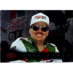 724208 John Force Autographed Funny Car Racing Driver, SC 1995 Classic Images No.13 Trading Card