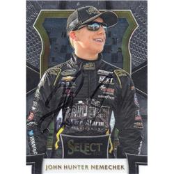 724286 John Hunter Nemechek Autographed Auto Racing, NASCAR & SC 2017 Panini Select No.94 Trading Card