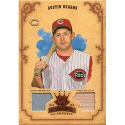 724402 Austin Kearns Player Used Bat & Jersey Patch Cincinnati Reds 2004 Donruss Diamond Kings No.64 LE 139-150 Baseball Card