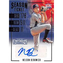 724620 Nelson Berkwich Autographed Vanderbilt Commodores 2016 Panini Elite Extra USA Rookie No.15UNB Baseball Card