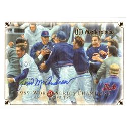 724661 Jim Mcandrew Autographed New York Mets, SC 2007 Upper Deck Masterpieces Canvas No.85 Baseball Card