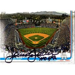 724684 Jaime Jarrin Autographed Los Angeles Dodgers Broadcaster, SC 2019 Topps Dodger Stadium No.254 HOF 98 Baseball Card