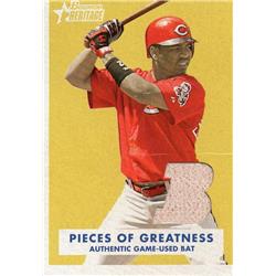 724759 Edwin Encarnacion Player Used Bat Patch Cincinnati Reds 2006 Bowman Heritage No.PGEE Baseball Card