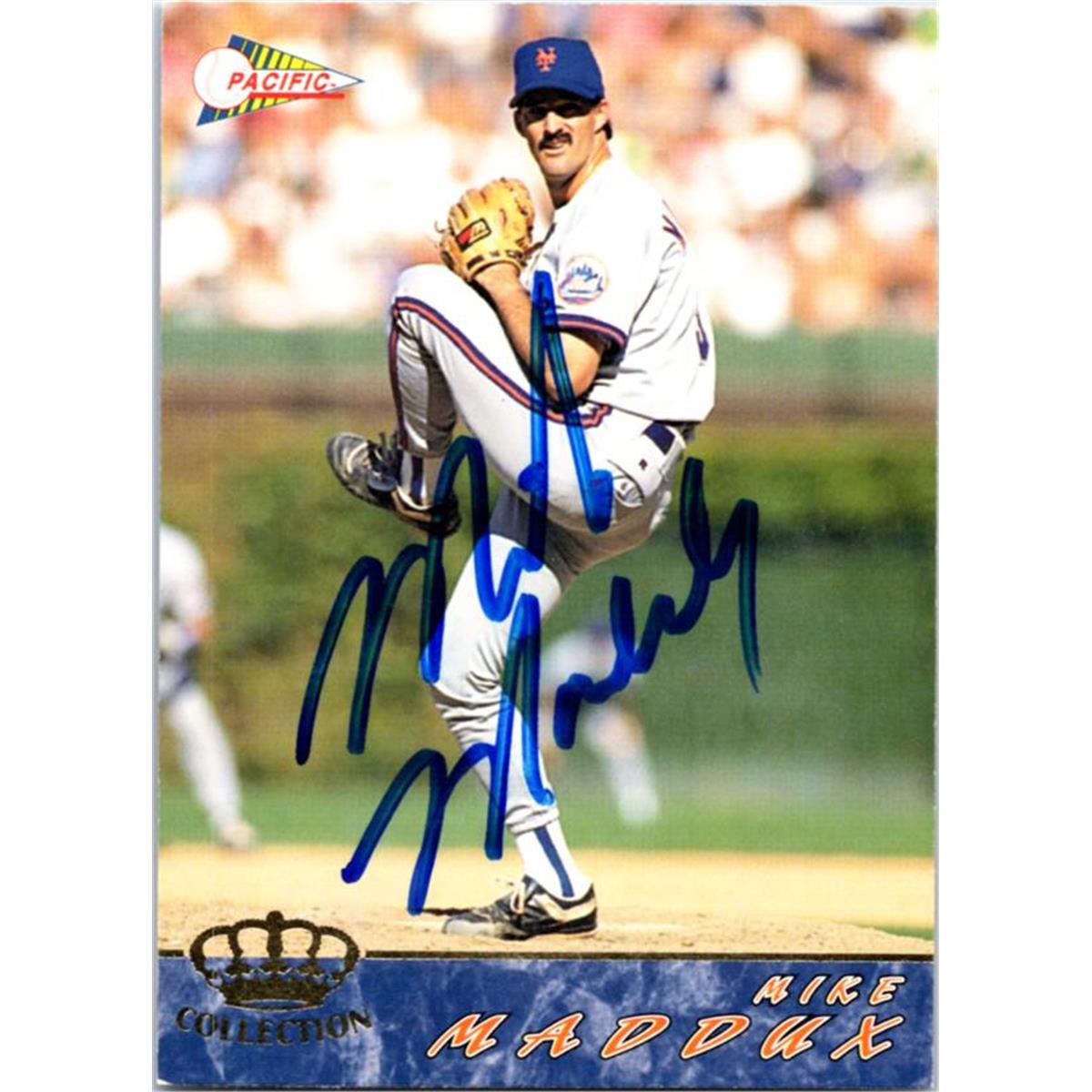 725262 Mike Maddux Autographed New York Mets 1994 Pacific No.410 Baseball Card