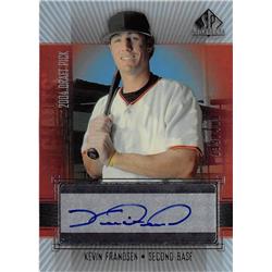 702497 Kevin Frandsen Signed San Francisco Giants 2004 Upper Deck Prospects No.KF LE 139-400 Baseball Card