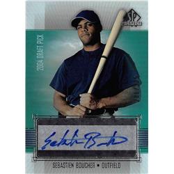 702517 Sebastien Boucher Signed Seattle Mariners 2004 Upper Deck Prospects No.SB LE 281-325 Baseball Card