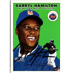 702760 Darryl Hamilton Signed New York Mets 2000 Fleer Tradition No.380 Baseball Card