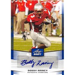 703498 Bobby Rainey Signed Western Kentucky Hilltoppers 2012 Leaf Draft Rookie No.BR1 Football Card