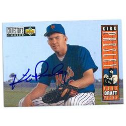 585908 Kirk Presley Autographed New York Mets 1994 Upper Deck No.26 Draft Pick Baseball Card