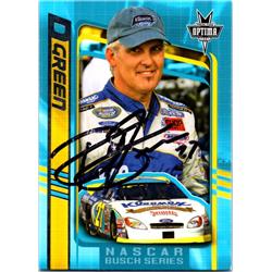 700186 David Green Autographed NASCAR Driver, SC 2005 Press Pass Optima No.33 Trading Card