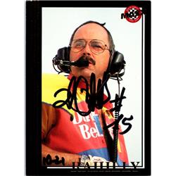 700195 Bob Rahilly Autographed NASCAR Driver, SC 1992 Maxx Black No.122 Trading Card