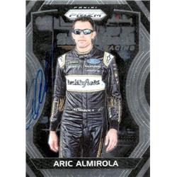 700217 Aric Almirola Autographed NASCAR Driver, Auto Racing & SC 2018 Panini Prizm No.42 Trading Card
