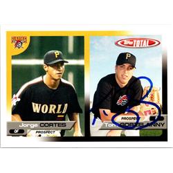 700584 Tom Gorzelanny Autographed Pittsburgh Pirates 2005 Topps Total No.710 Baseball Card