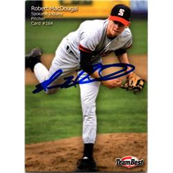 700600 Robert Macdougal Autographed Spokane Indians 2000 Team Best Rookie No.164 Baseball Card