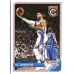 701854 D.J. Augustin Autographed Orlando Magic 2015 Panini Complete No.256 Basketball Card