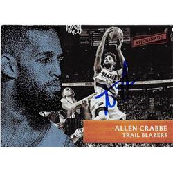 701886 Allen Crabbe Autographed Brooklyn Nets 2017 Panini Aficionado No.83 Basketball Card