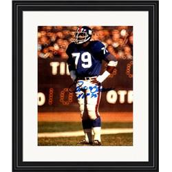 702233 8 x 10 in. Rosey Brown Autographed New York Giants Hall of Famer No.1 Matted & Framed HOF 75 Photo -  Autograph Warehouse