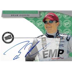 702267 Brian Vickers Signed Auto Racing, NASCAR 2002 Press Pass No.BV Trading Card -  Autograph Warehouse