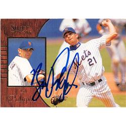 688689 Bill Pulsipher Autographed New York Mets 1996 Pinnacle Select No.4 Baseball Card